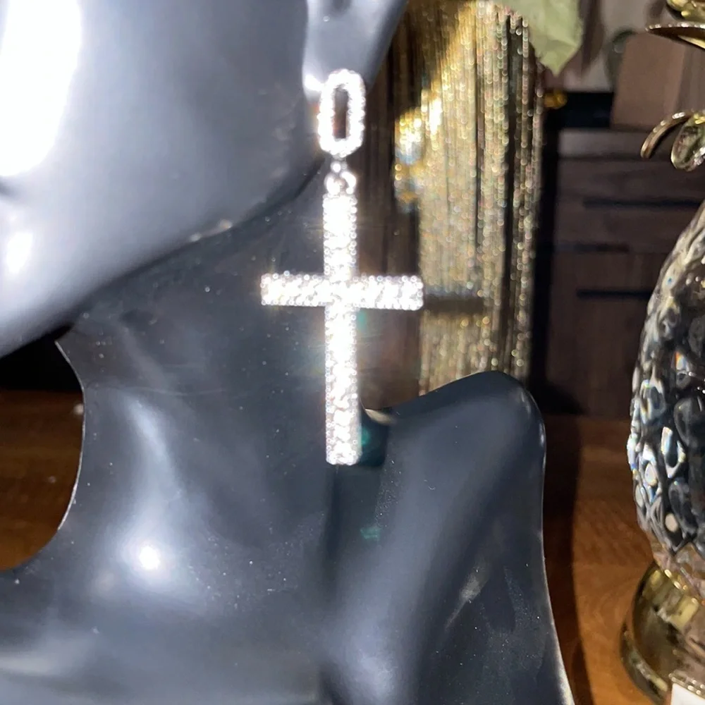 New Cross Dangle Earrings‎